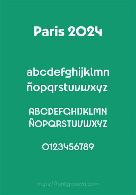 paris 2024 olympics font.